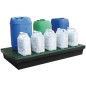 BAC DE RETENTION PEHD NOIR 90 litres avec CAILLEBOTIS BAC DE RETENTION PEHD NOIR 90 litres avec CAILLEBOTIS