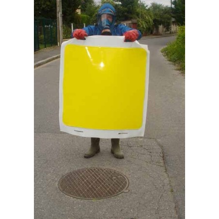 PLAQUE POLYURETHANE D'OBTURATION