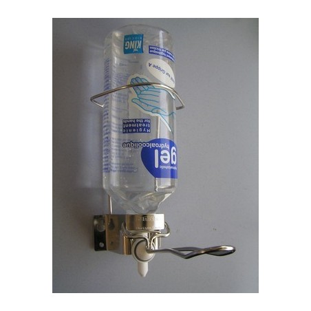 DISTRIBUTEUR A COUDE MURAL  P/ FLACON GEL 1 L
