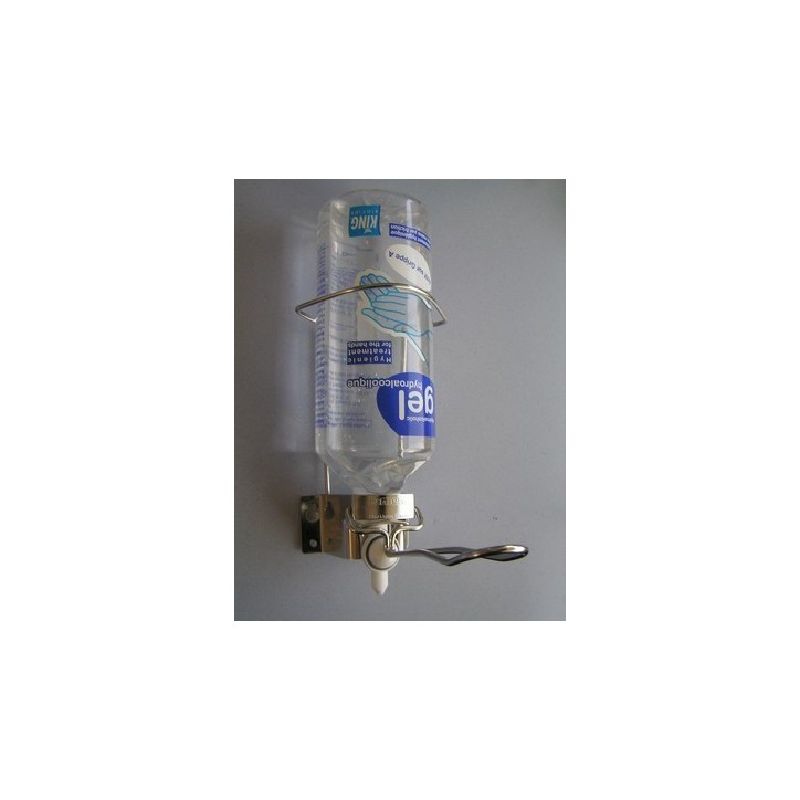 DISTRIBUTEUR A COUDE MURAL  P/ FLACON GEL 1 L