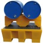 SUPPORT PEHD pour 2 FUTS COUCHES SUPPORT PEHD pour 2 FUTS COUCHES
