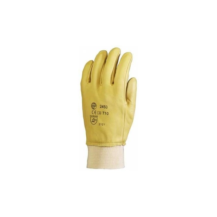 GANTS HYDRO-OLEOFUGE FLEUR VACHETTE BEIGE
