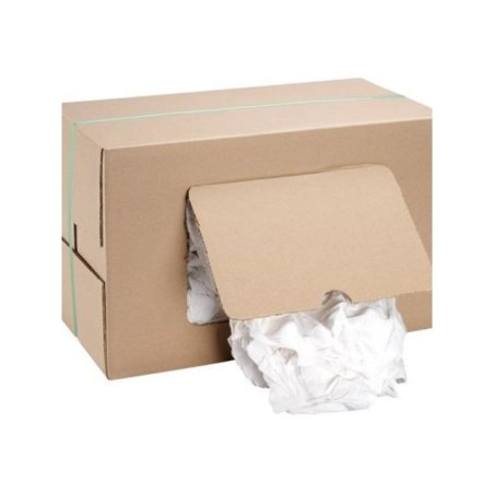 TORCHON BLANC RAYE 10 kg