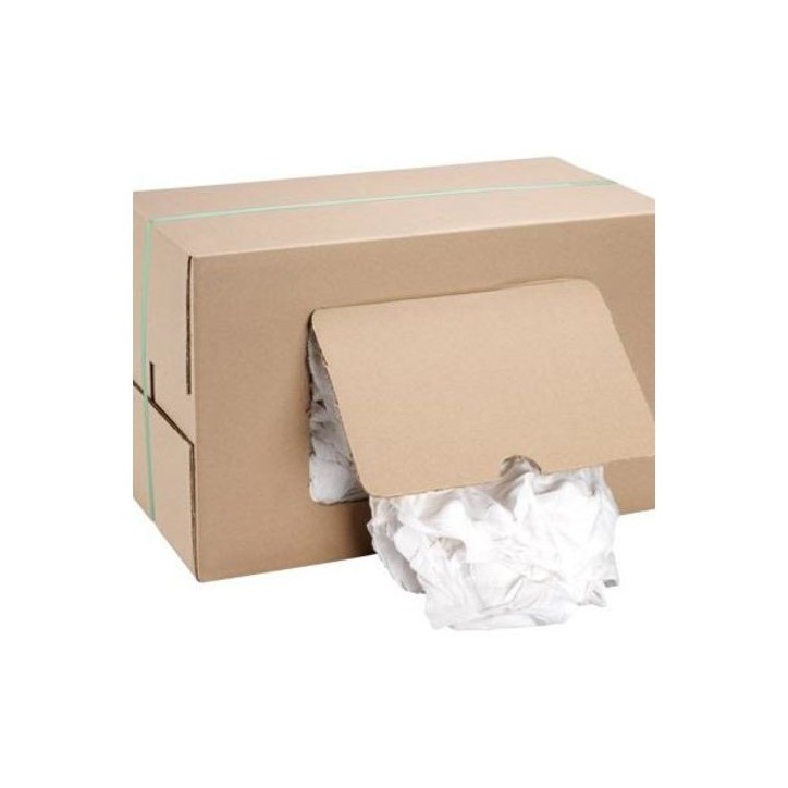 TORCHON BLANC RAYE 10 kg