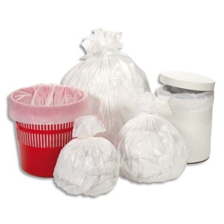 SACS POUBELLES BLANC BD standard 30 L