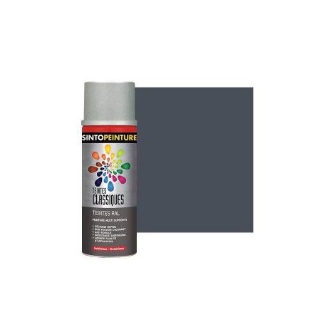 PEINTURE GRIS FONCE BRIL 7016