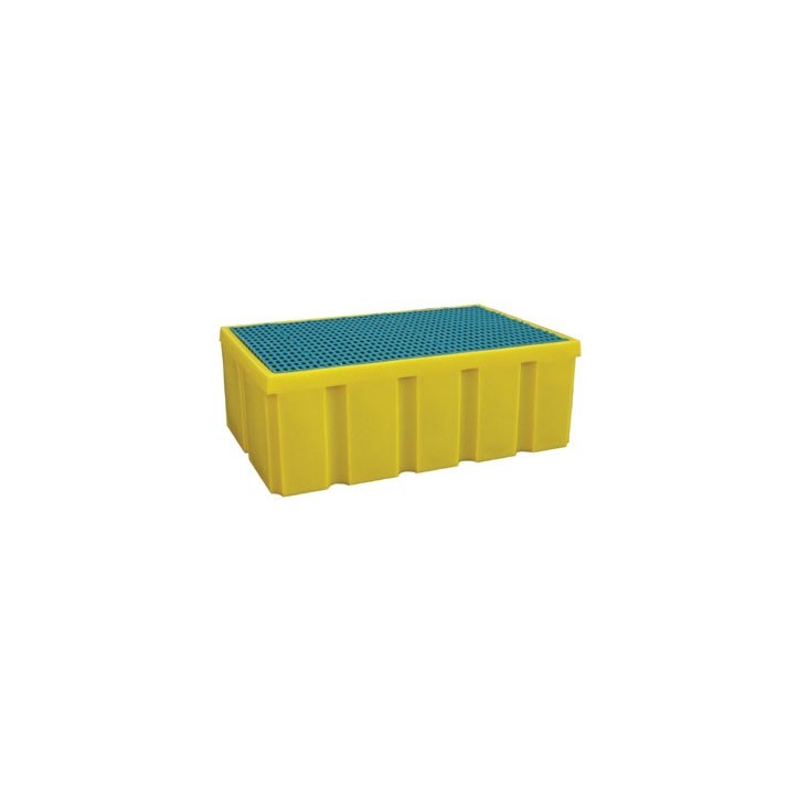 BAC/ RETENTION 200L + CAILLEBOTIS pour STRUCTURE /ARMOIRE METAL