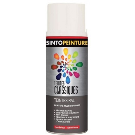 PEINTURE BLANCHE BRIL RAL 9010