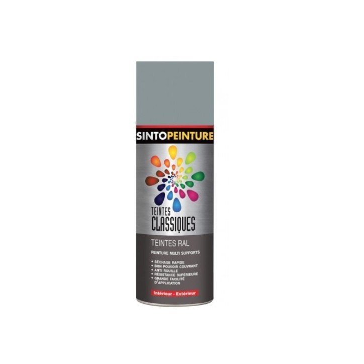 PEINTURE GRIS ARGENT RAL 7001