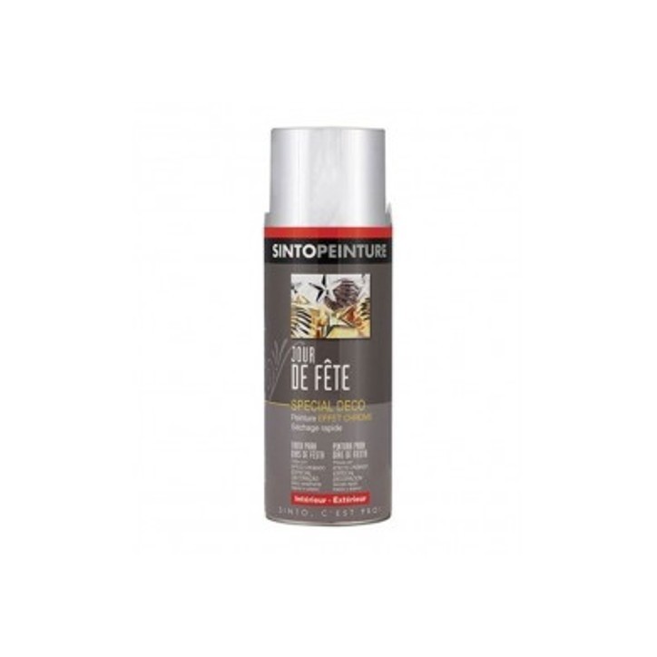 PEINTURE DECO CHROME ARGENT