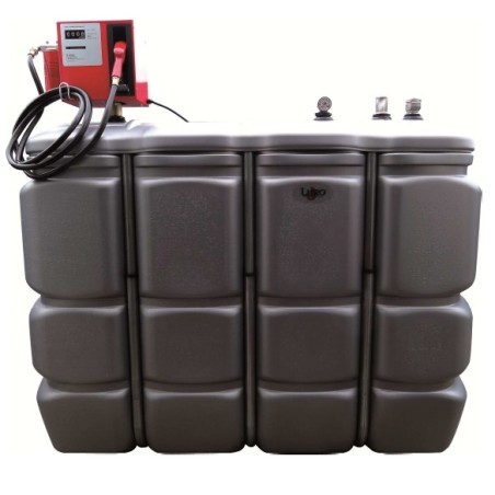 CUVE PEHD 2000 L - BOX DISTRIBUTION GASOIL 230 V