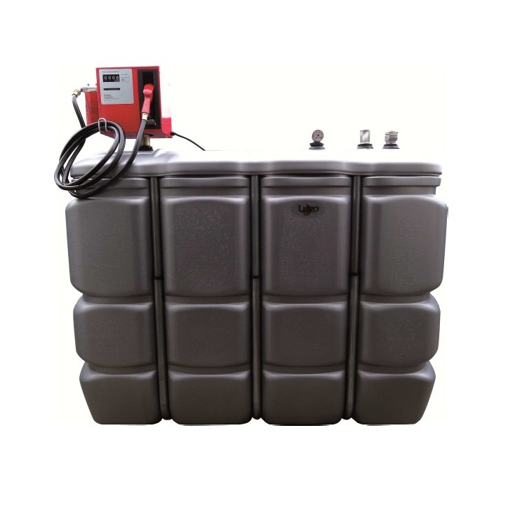 CUVE PEHD 2000 L - BOX DISTRIBUTION GASOIL 230 V