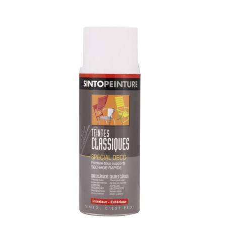 PEINTURE DECO BLANC MAT  9010 400ml