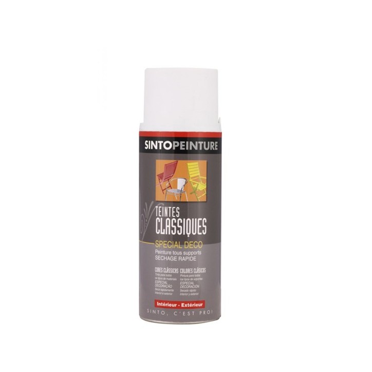 PEINTURE DECO BLANC MAT  9010 400ml