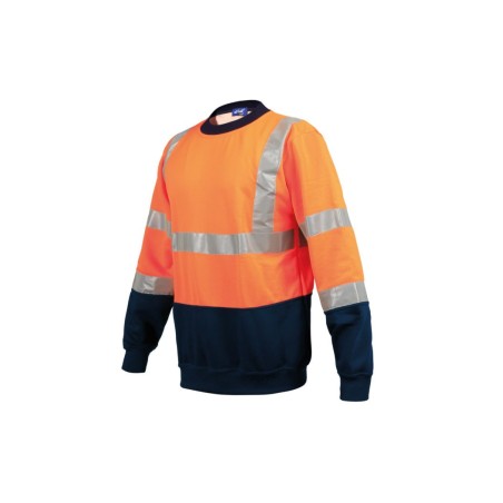 SWEAT COL ROND HAUTE VISIBILITE