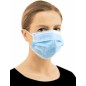 MASQUES BUCO NASAL 3 PLIS BLEU MASQUES BUCO NASAL 3 PLIS BLEU