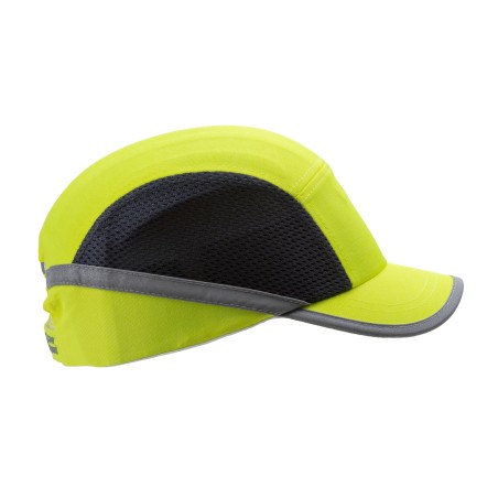 CASQUETTE ANTI-HEURT HAUTE VISIBILITE VISIERE 5cm