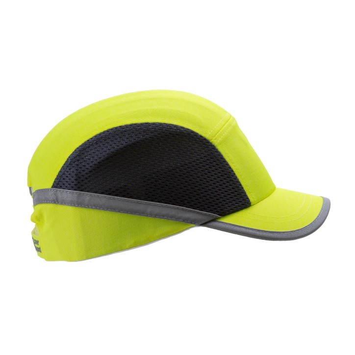 CASQUETTE ANTI-HEURT HAUTE VISIBILITE VISIERE 5cm
