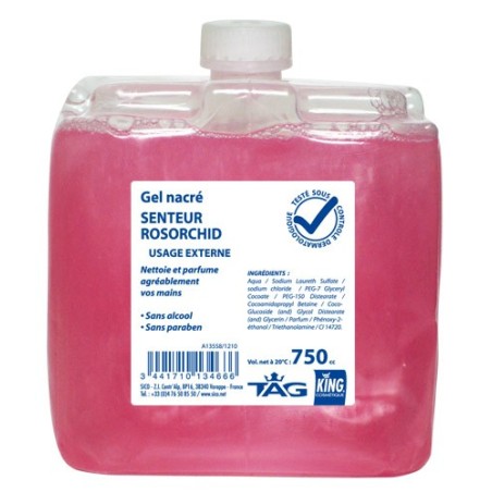 LOTION GEL MAINS ROSORCHID 750 CC