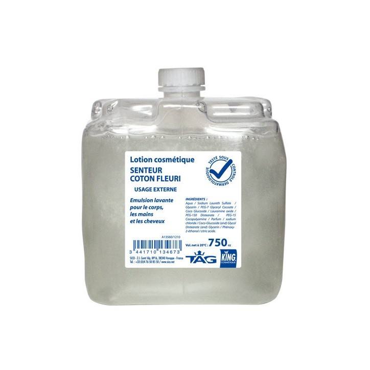 LOTION COSMETIQUE CORPS ET CHEVEUX