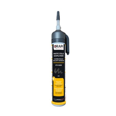 MASTIC LUBRISEAL RTV ACETIQUE NOIR 270 ML