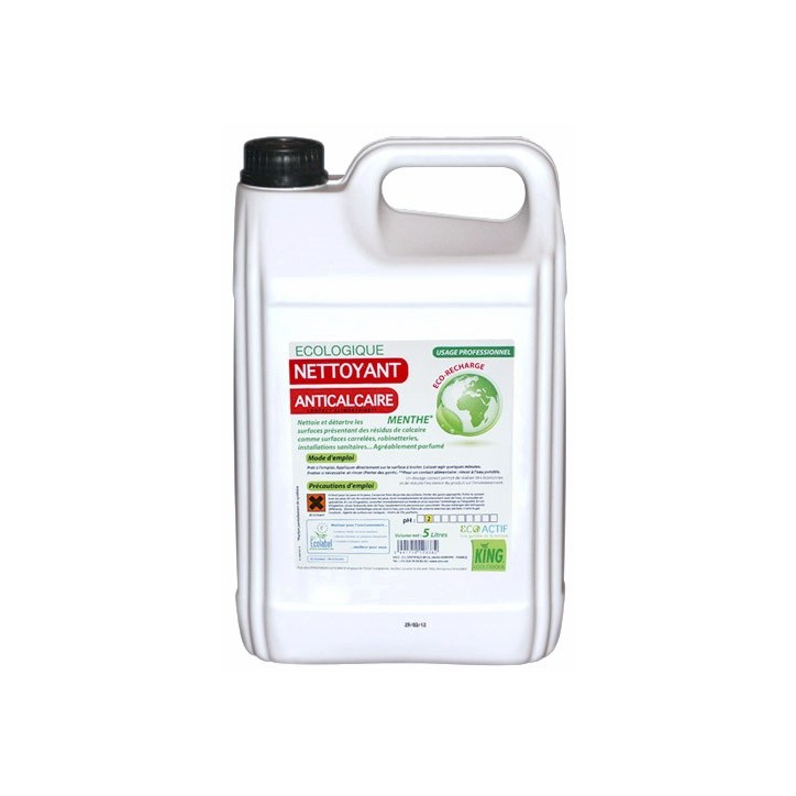 NETTOYANT ANTICALCAIRE parfum MENTHE ECOLABEL