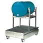SUPPORT GALVANISE GERBABLE 1 FUT 200L COUCHE SUPPORT GALVANISE GERBABLE 1 FUT 200L COUCHE