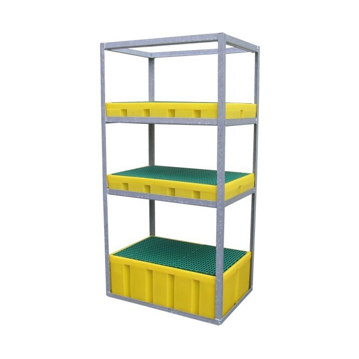 ARMOIRE STRUCTURE ACIER METAL GALVANISE pour BAC RETENTION