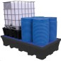 BAC DE RETENTION NOIR 2 CUBIS 1000 L + CAILLEBOTIS BAC DE RETENTION NOIR 2 CUBIS 1000 L + CAILLEBOTIS