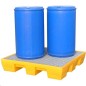 BAC DE RETENTION 2 FUTS PEHD + CAILLEBOTIS GALVANISE BAC DE RETENTION 2 FUTS PEHD + CAILLEBOTIS GALVANISE